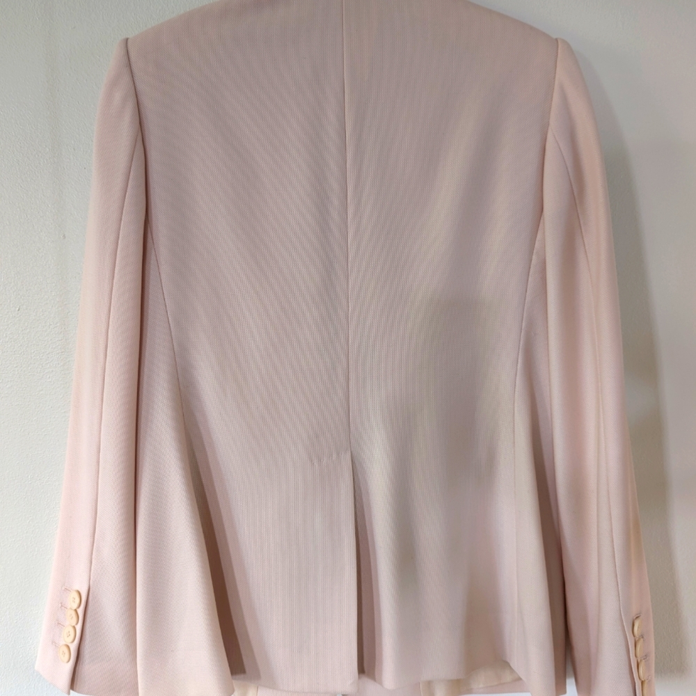 Stella McCartney Pale Pink Wool Blazer Size 44 - Picture 2 of 12